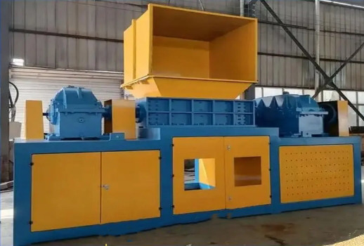 Double Shaft Shredder Metal Garbage Shredder Plastic Wood Crusher