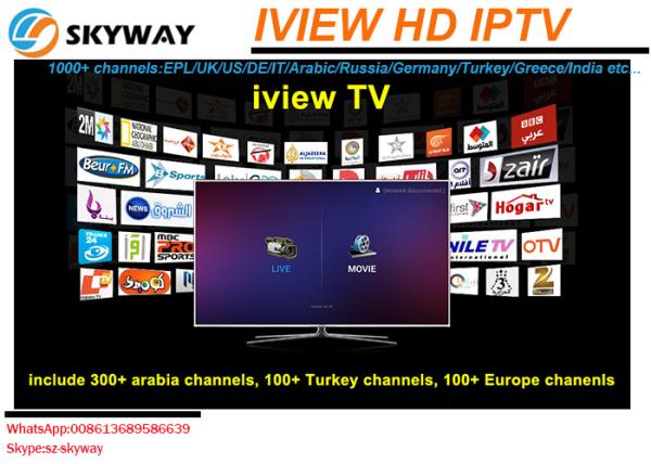 The most popular greece iptv sports and cinema greek vip channels Iview hd iptv