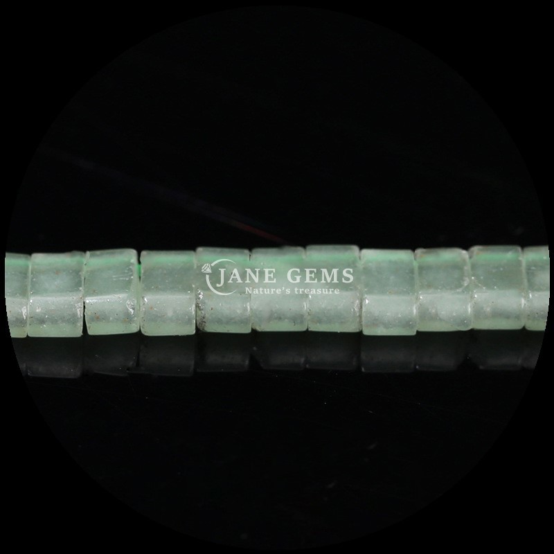 Cube Gemstone Bead in Various Crystal Colors Red Agate Rose Quartz for DIY Jewelry