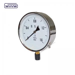 Wholesale High Accuracy Stainless Steel Pressure Gauge 6 Calibrated Pressure Gauge from china suppliers
