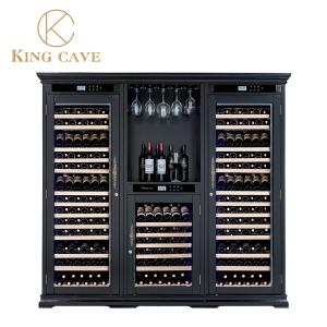 Wholesale No Frost 50 To 80% Humidity Wood Wine Cooler No Peculiar Smell from china suppliers