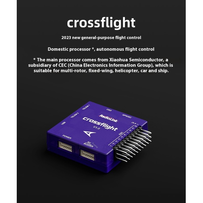 Ledi Mini Crossflight Racing Drone Parts Fixed Wing Multirotor Helicopter High-Frequency APM ELRS Head Mini 2 Air 2 ESC Plastic