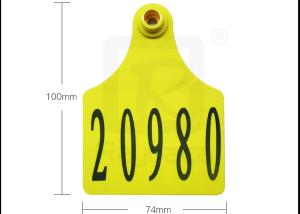Wholesale Female Male TPU Anti Bite Structure Livestock Ear Tags Laser Printing from china suppliers