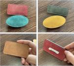 Blank Sublimation Leather Badge Name Tag For Sublimation Heat Transfer Printing