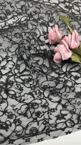 Wholesale Tull Mesh Fabric Embroidered Lace Fabric For Fashion Show Clothes from china suppliers
