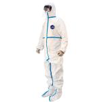 Isolation Hooded Lightweight Disposable Coveralls Body Suit High Air Permeabilit