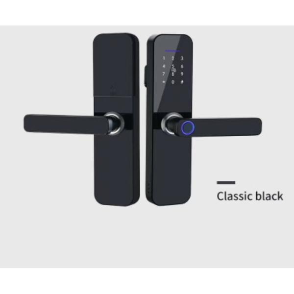 Virtual Password Fingerprint Door Lock Keyless Bluetooth Wifi Biometric Digital For Business