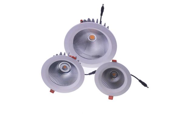 IP65 Waterproof Outdoor Downlights 22W Warm White Led Downlights Clear Glass