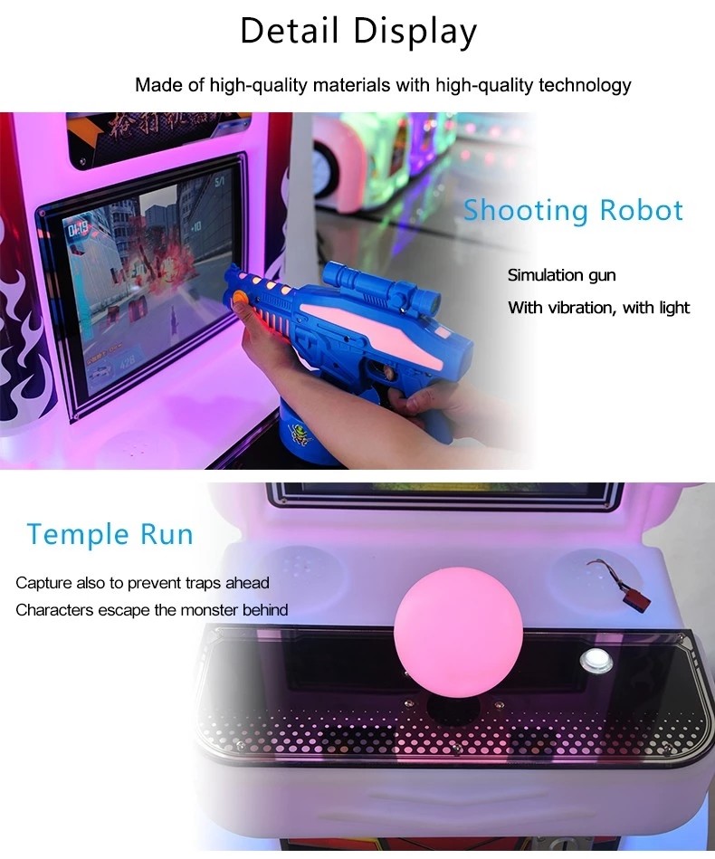 Entertainment Kids Arcade Machine Gun Shooting / Fishing / Racing
