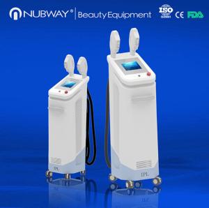 Wholesale 2016 most popular vertical ipl shr hair removal laser with two handles from china suppliers