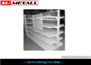 Wholesale Metal Supermarket Display Shelf With Clear PVC Backing Panel For Pharmacy Store from china suppliers