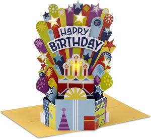 Wholesale Customized Logo Musical and Illuminated 3D Birthday Cards OEM/ODM Accepted from china suppliers