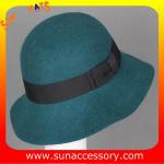 6090343 Sun Accessory customized winner fashion 100% wool felt clothe hats,