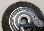 8" High Density Steel Wire Wheel Brush 120mm Middle Plate 25.4mm Inner Hole