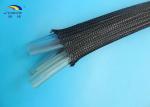 RoHS UL promotional PET expandable black nylon braided sleeving