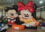 Disney big inflatable jump bounce hot sale minnie digital painting inflatable