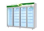 Four Glass Door Combination Freezer Cooler For Beverage Display