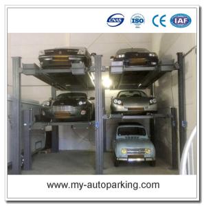 Wholesale Hot Sale! 3 Cars 4 Post Car Lift/ Mobile4 Post Hydraulic Car Park Lift/Four Post Car Lift / Short Drive-up Ramp from china suppliers