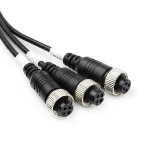 Wholesale 8m 4 Pin Rear View Camera Cable Extension Video Cable Flameproof PU Waterproof from china suppliers