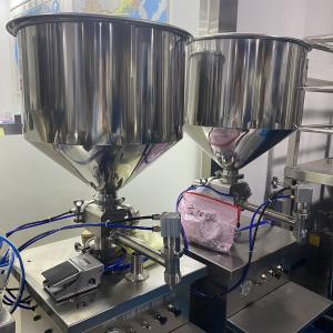 Wholesale Vertical Semi Automatic Paste Bottle Liquid Filling Machine 20-250ml from china suppliers
