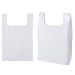 Industrial Shopping HDPE T-Shirt Bag with Biodegradable Smiling Face and Heat