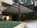 Outdoor sun shade electric awning retractable roof