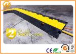 1000 * 250 * 50mm 2 Channel Cable Protector Ramp Heavy Duty For Outdoor Event