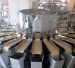 130 WPM Snack Food Packaging Machine SUS 304 20 Head Weigher 2.5 L