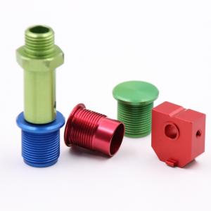 China Green Red CNC Aluminum Parts Precision Numerical Control Machining on sale