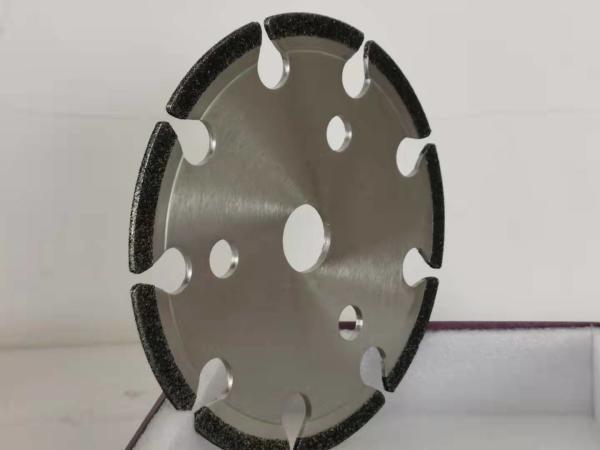 145*3*22.2*2.4*7.5 Dinasaw CBN Cyclone Grinding Wheel Electroplated CBN Sharpen