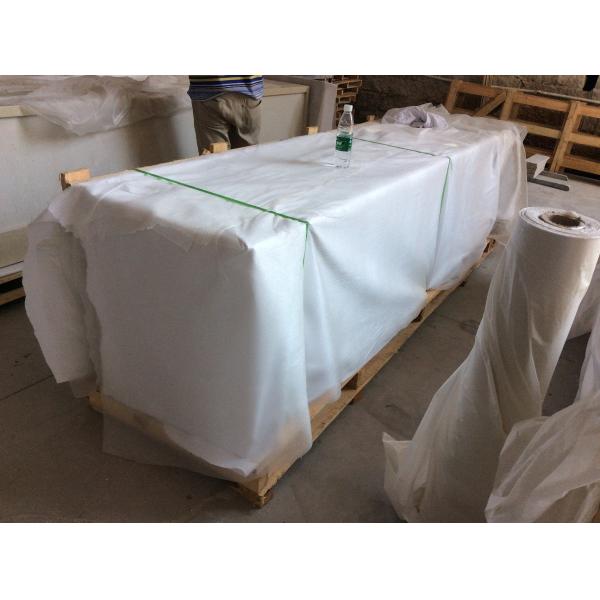 P6131 Yellow Artificial Stone Countertops With White Veining 118"X55"