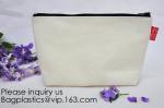 Promotional canvas hand carry makeup bag cosmetic organizer,natural canvas
