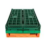 Multi- Folding Crate for Garden Vegetables Fruit Sea Food Storage Plastic Crate