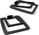 ISO9001 Rohs CE Desktop Speaker Stands for Small Speaker Tilted Tabletop Steel