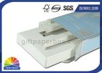 Silver Metallic Paper Box Straight Tuck End Foldable Cosmetic Paper Box
