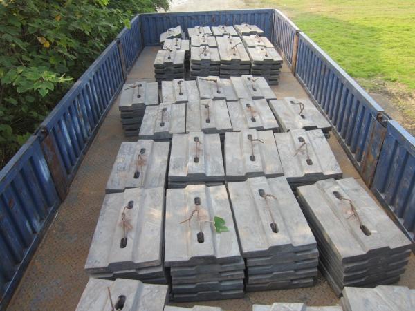 BTMCr26 Wear Resisant Ball Mill Liner Impact Value More than 5J