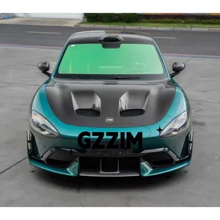 AE Carbon Fiber Hood With Hole Car Parts For Xiaomi Su7