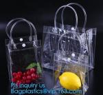Summer beach clear PVC shoulder bag/transparent tote bag, Jelly PVC Material