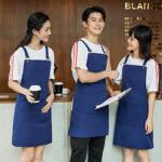 manufacture Custom Logo and Printing high quality Waist and bib unisex Apron For