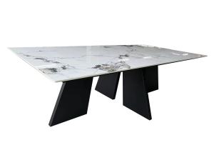 Wholesale 3000mm Contemporary Ceramic Top Dining Table DT-1029 Customized Knock Down Furniture from china suppliers