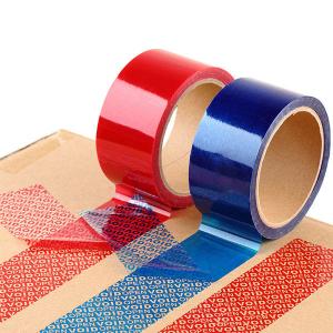Wholesale Custom Red Security Seal Tape for Product Protection with Logo from china suppliers