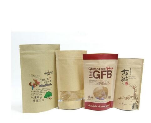Moisture-Proof Food Grade Custom Design Kraft Paper Bags For Flour Packaging 1 Kg