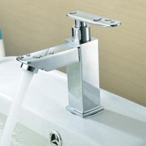 Wholesale Zinc Square Single Cold Basin Tap Lever Handle Vessel Sink Faucet from china suppliers