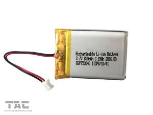 Wholesale Rechargeable Polymer Lithium Ion Batteries GSP753040 3.7V 850mAh Long Life from china suppliers