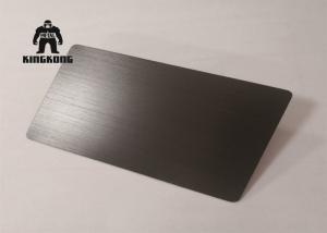 Wholesale Brushed  Silver Laser Etched Business Cards  Anodized Aviation   85 x 54mm from china suppliers