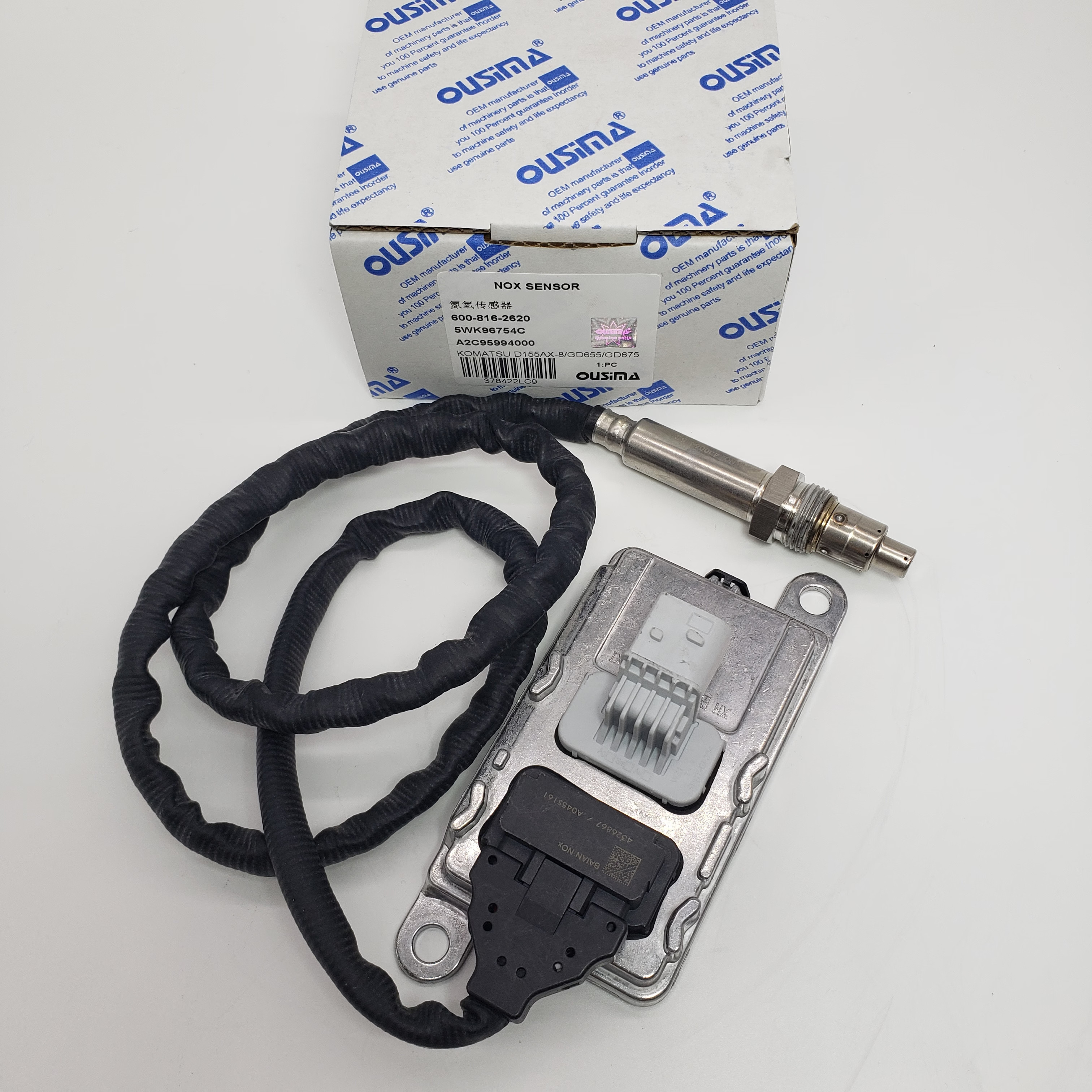 Nox Nitrogen Oxide Sensor 600-816-2620 5WK96754C A2C95994000 For Komatsu D155AX-8 GD655 GD675