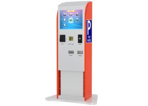 Wholesale Bills / Coins / Cards Accepted Touch Screen Stands Kiosk for Parking Payment Indoor from china suppliers