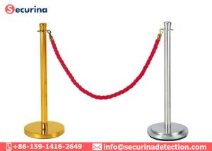 Wholesale Safety Line Pole Rope Stanchion Cording Off Queue Barrier Ball Top Classical Airport Queuing from china suppliers