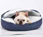 Anti Anxiety Dog Bed Premium Plush Nest Snuggler Washable Non Slip Bottom Pet