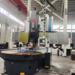 Cnc Single Column Vertical Turret Lathe Heavy Cutting Cast Iron Metal Cutting